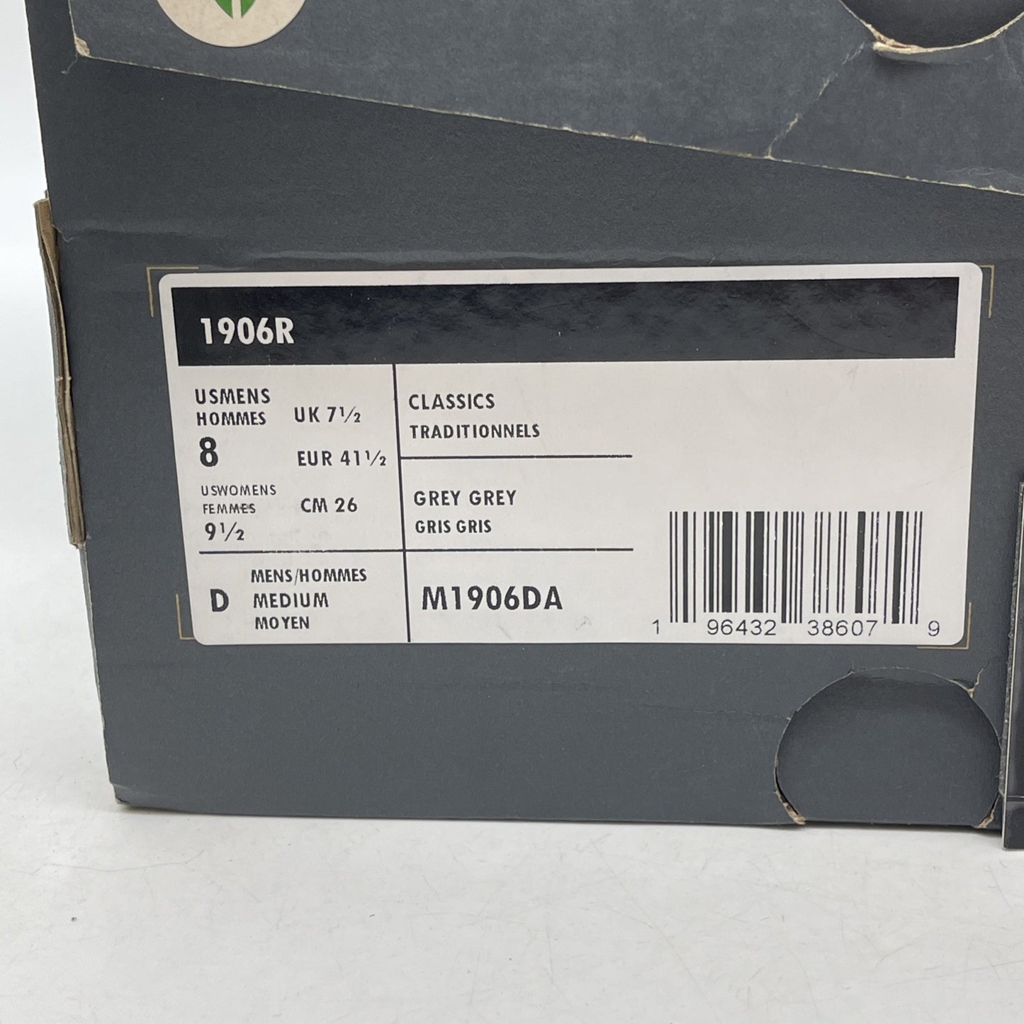 Size 8 - New Balance 1906D Protection Pack - Castlerock Grey (M1906DA)