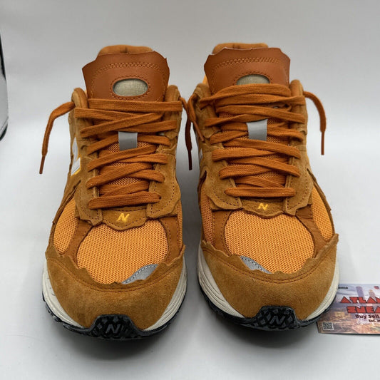 Size 12 - New Balance 2002R Protection Pack Orange 2022 Vintage Grey Cream Rare