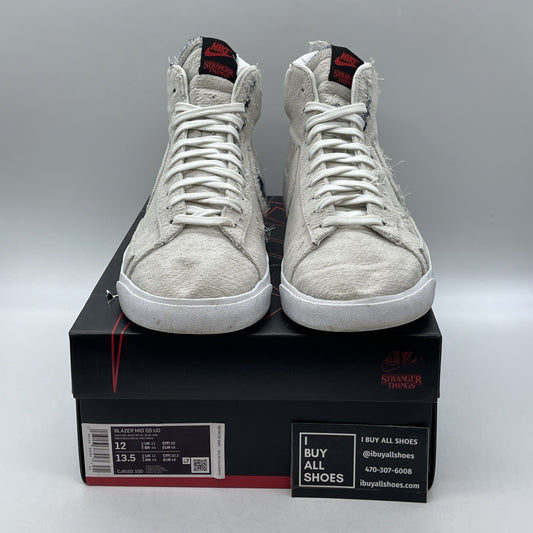 Size 12 - Nike Stranger Things x Blazer QS Mid Upside Down Grey (CJ6102-100)