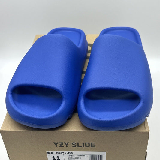 Adidas Yeezy Slide Azure - Size 11 men's ID4133 New with Box Blues New OG Box Ds