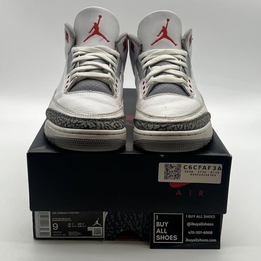 Size 9 - Air Jordan 3 Retro Mid Fire Red (DN3707-160)