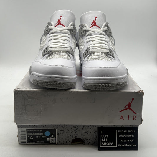 Size 14 - Air Jordan 4 Retro Mid White Oreo (CT8527-100)