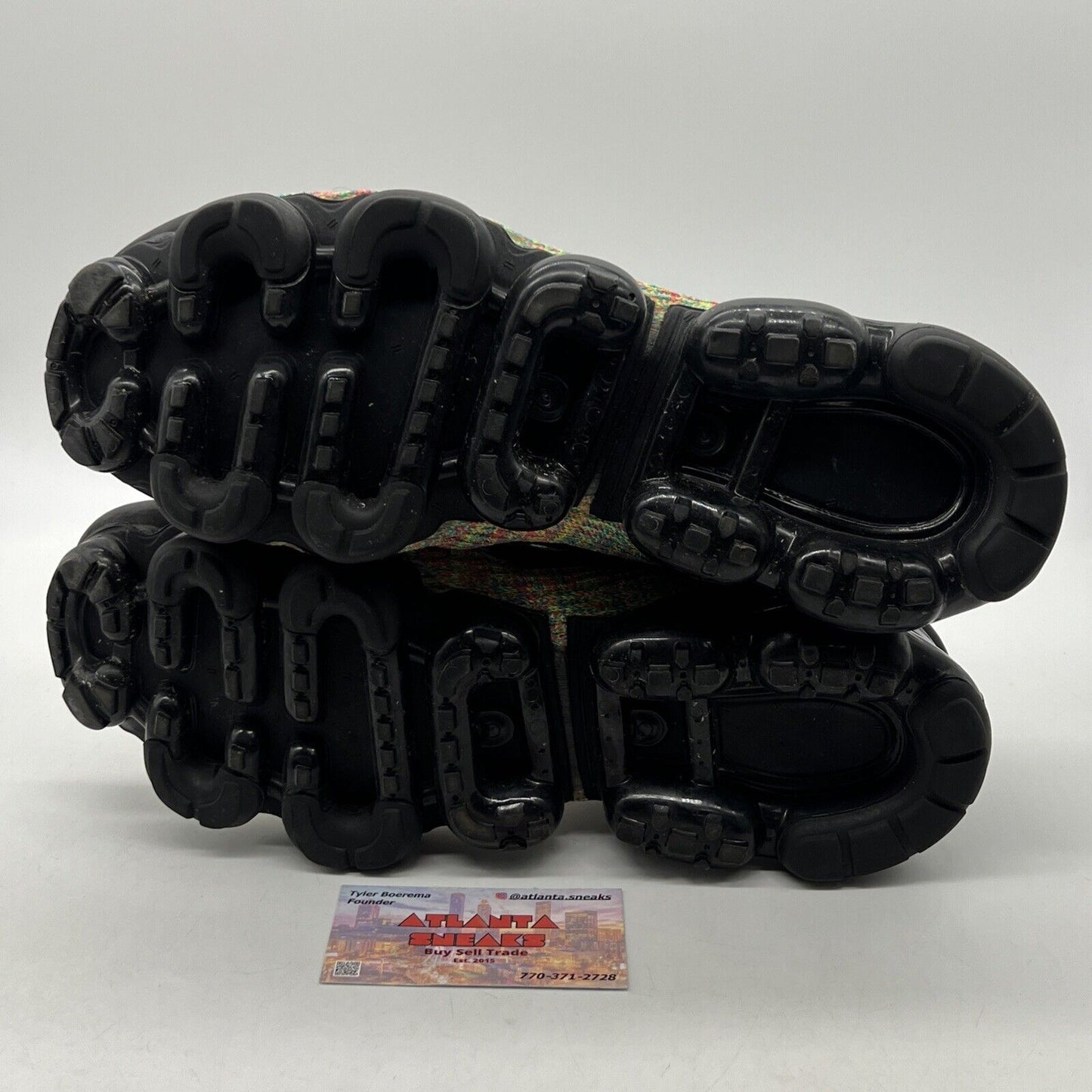 Size 12 - Nike Air VaporMax Flyknit 3 Multi-Color Black (AJ6900-006)