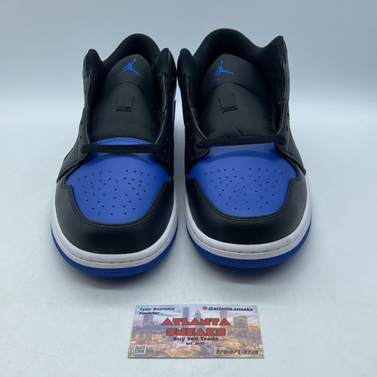 Size 13 - Air Jordan 1 Low Alternate Royal Toe Blue Black White (553558-140)
