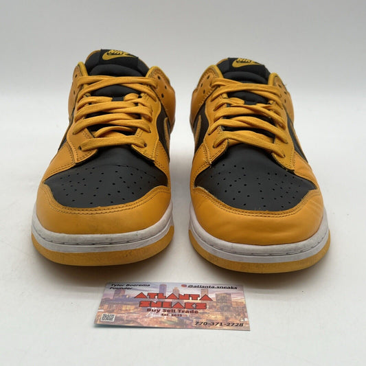 Size 12 - Nike Dunk Low Goldenrod Black White Yellow Leather (DD1391-004)