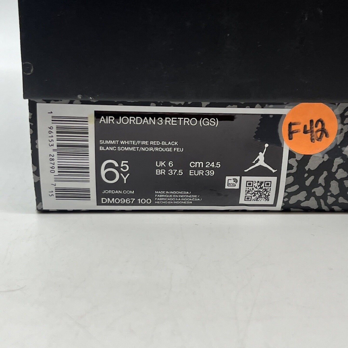 Size 6.5 - Jordan 3 Retro Mid White Cement Reimagined Brand New Og All