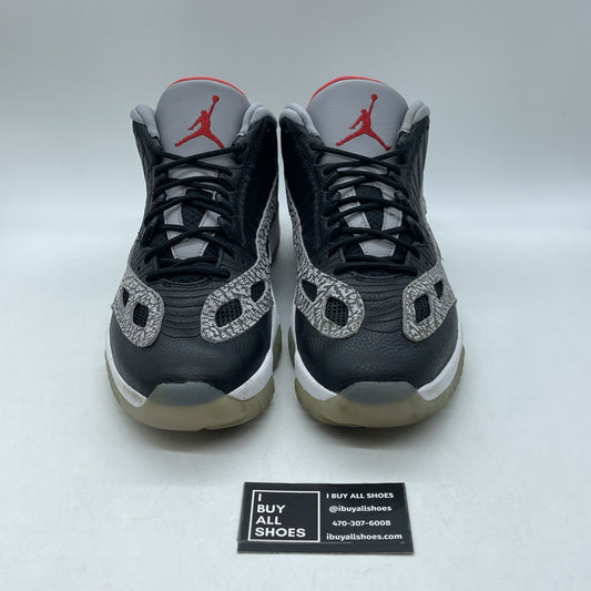 Size 13 - Air Jordan 11 Retro IE Low Black Cement Suede Leather (919712-006)