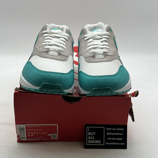 Size 11.5 - Nike Air Max 1 SC Clear Jade (DZ4549-001)