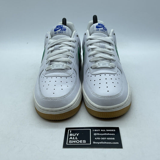 Size 7W - Nike Air Force 1 '07 White Stadium Green Leather Suede (DD8959-110)