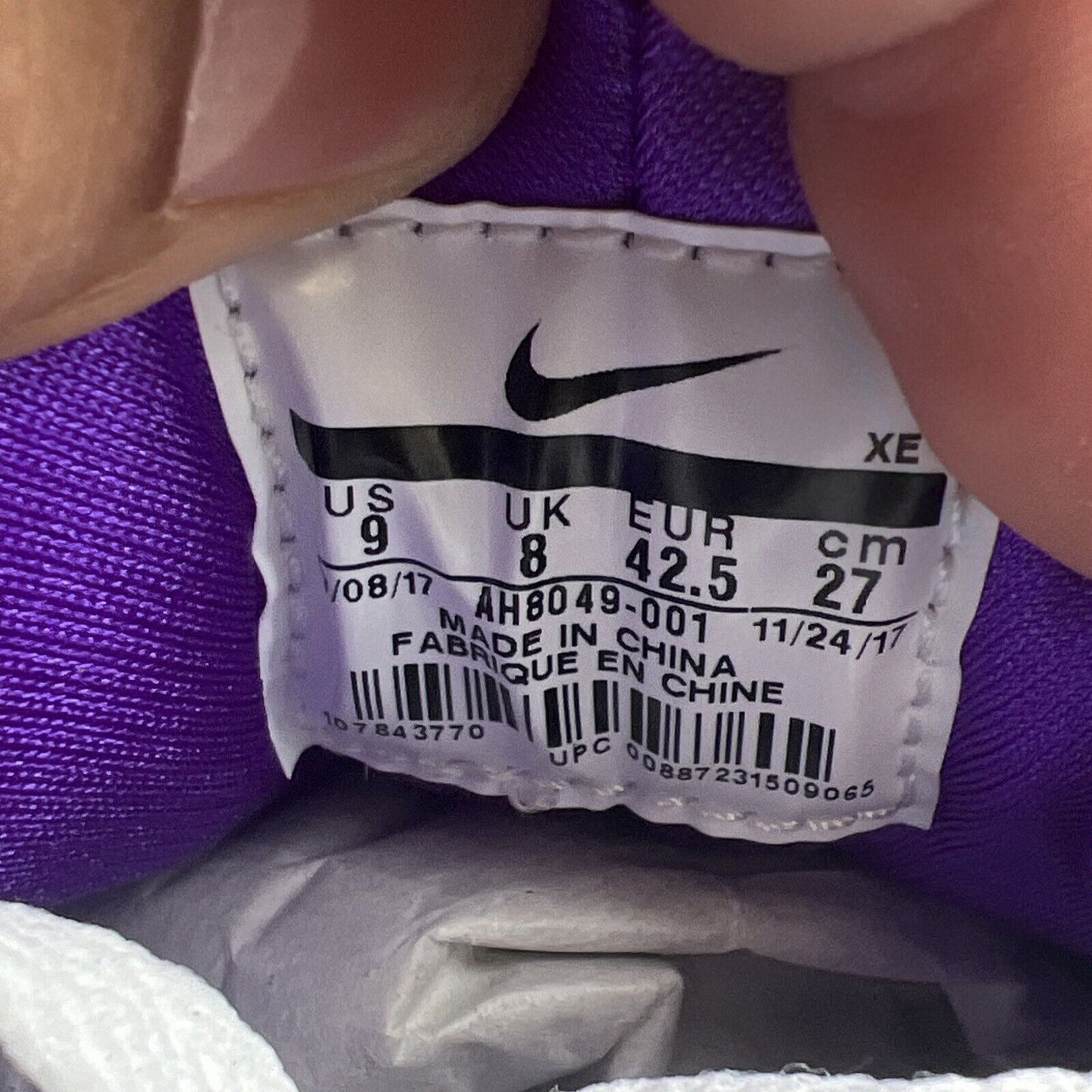 Size 9 - Nike Air Huarache 91 Purple Punch (AH8049-001)