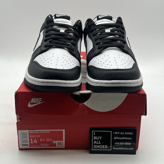 Size 14 - Nike Dunk Low Black White (DD1391-100)
