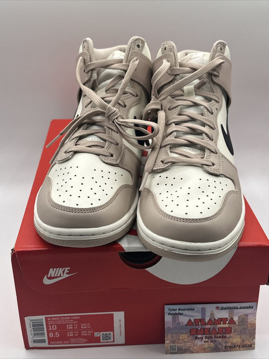 Nike Dunk High Stone Sail Size 10 Womens/8.5 Mens (DD1869-200)