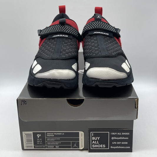 Size 9.5 - Jordan Trunner LX Premier Varsity Red Black Suede (313321-061)