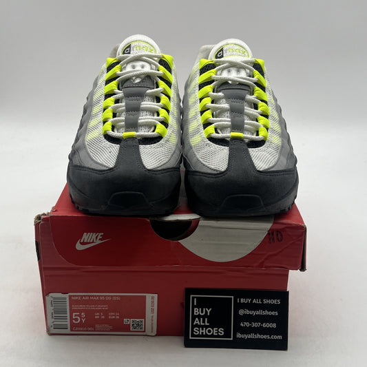 Size 5.5Y - Nike Air Max 95 OG 2020 Neon (CZ0910-001)