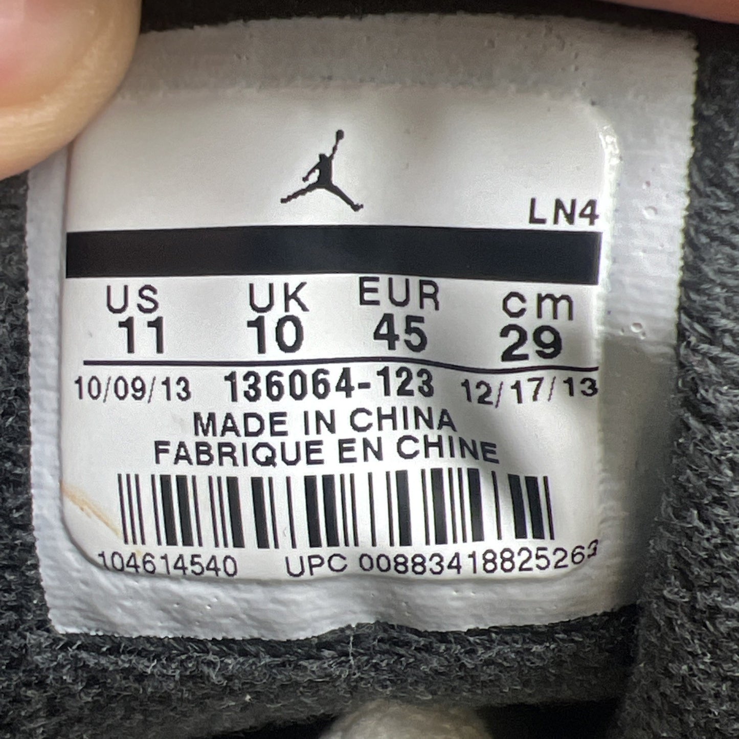 Size 11 - Air Jordan 3 Retro Infrared 23 (136064-123)