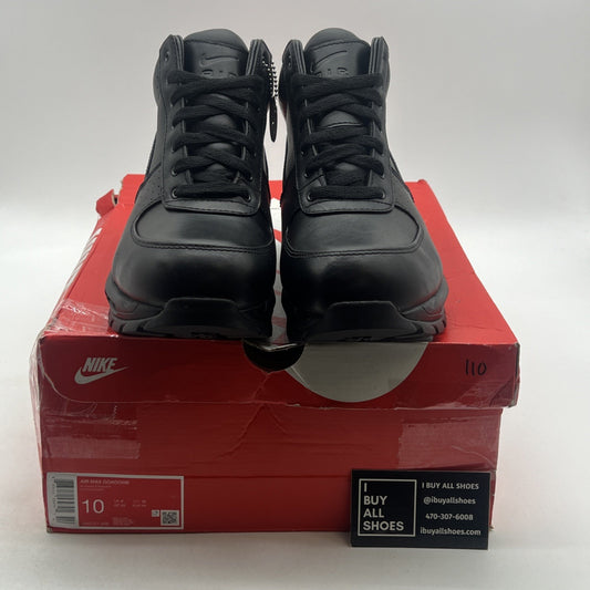 Size 10 - Nike Air Max Goadome ACG Triple Black 2016 (865031-009)