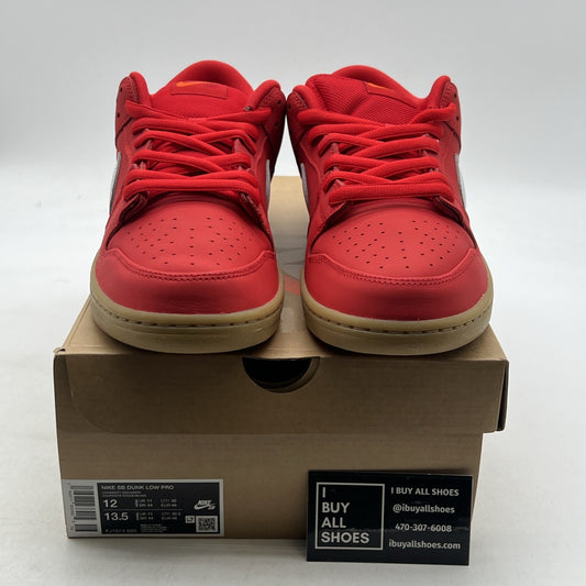 Size 12 - Nike Dunk Low Pro SB University Red Gum (FJ1674-600)