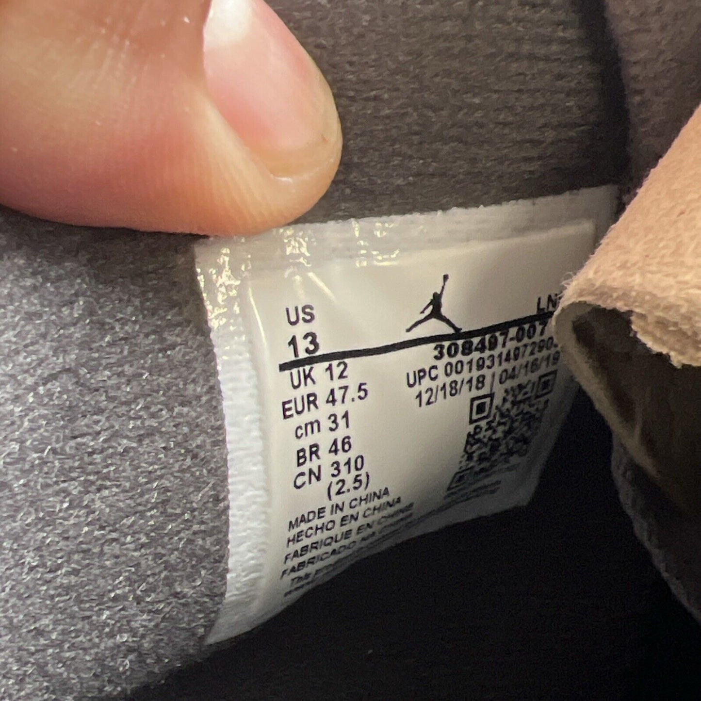 Size 13 - Air Jordan 4 Retro Low Cool Grey (308497-007)
