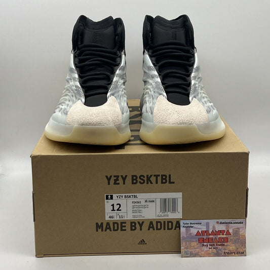 Size 12 - adidas Yeezy Basketball Quantum Black Suede (FZ4362)