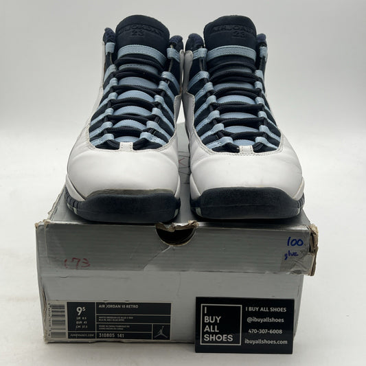 Size 9.5 - Air Jordan 10 Retro 2005 Ice Blue (310805-141)