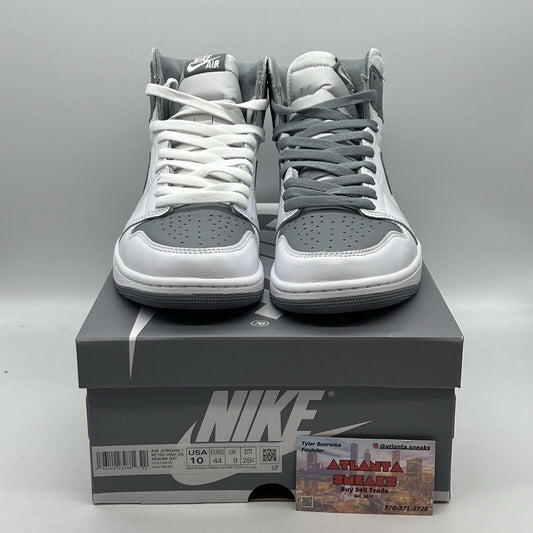 Size 10 - Jordan 1 Retro High OG Stealth Brand New Og All White