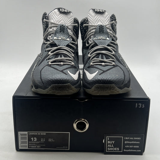 Size 13 - Nike LeBron 12 BHM - (718825-001)