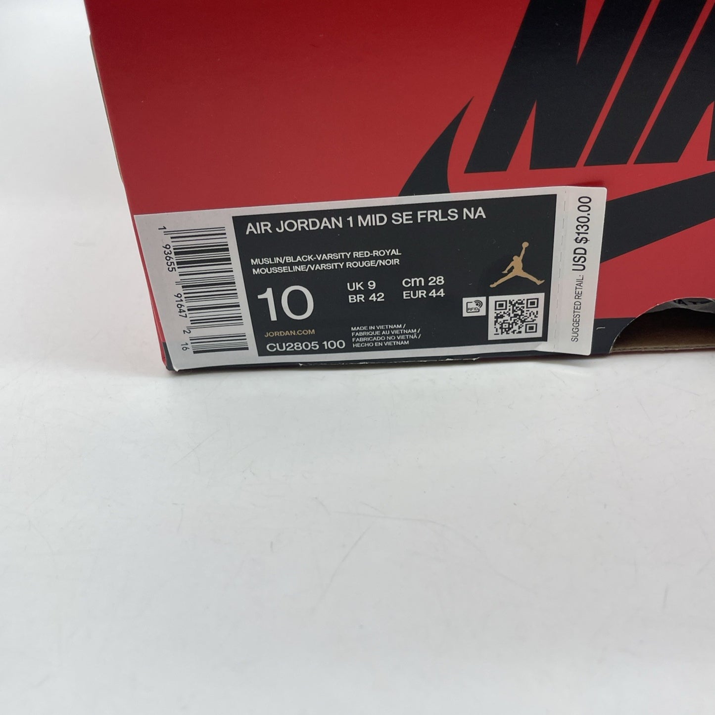 Size 10 - Blue The Great x Air Jordan 1 Mid Fearless Suede (CU2805-100)