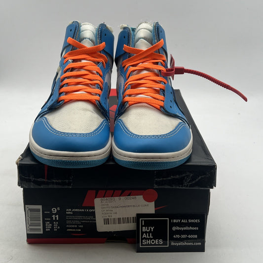Size 9.5 - Air Jordan 1 Retro OG x Off-White High UNC (AQ0818-148)
