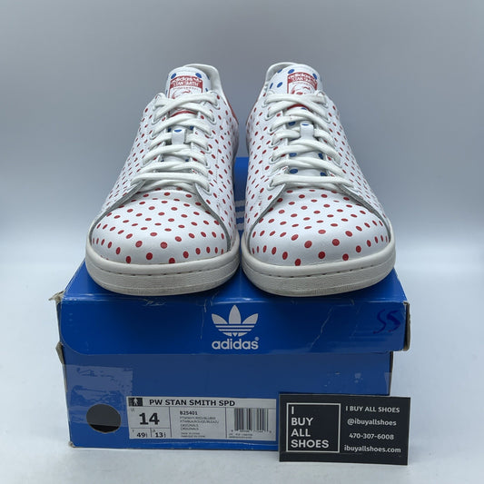Size 14 - adidas Pharrell x Stan Smith Small Polka Dot Leather (B25401)