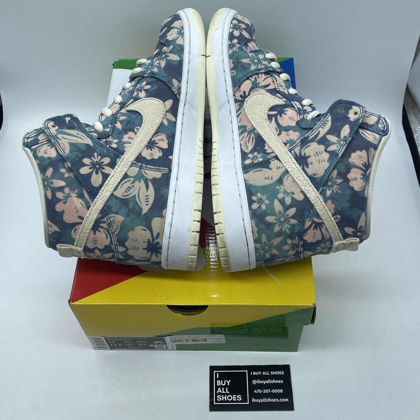 Size 12 - Nike Dunk SB High Maui Wowie Blue Pink Brown Suede (CZ2232-300)
