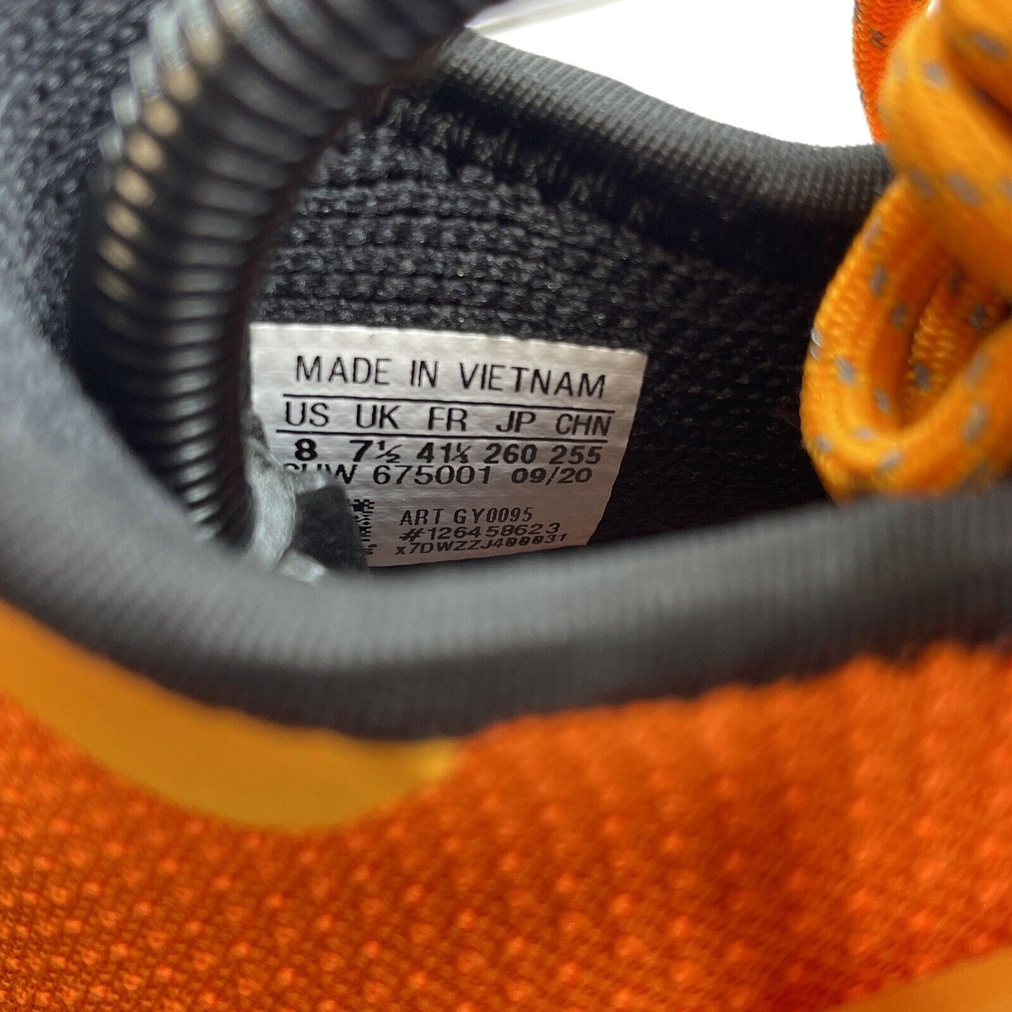 Size 8 - adidas Pharrell x NMD Human Race Orange Black Suede Leather (GY0095)