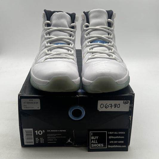Size 10.5 - Air Jordan 11 Retro High Legend Blue (378037-117)