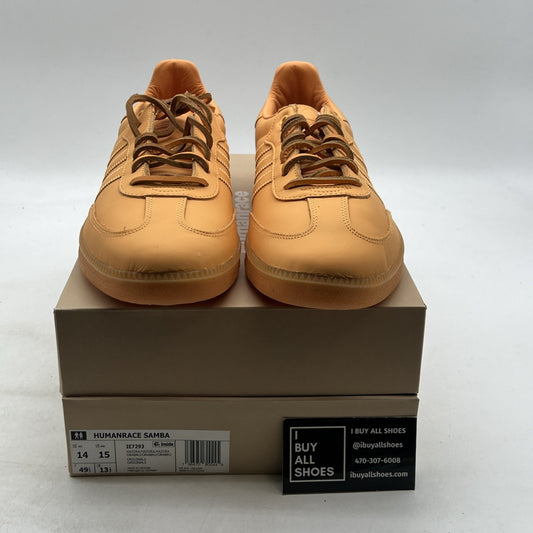 Size 14 - Adidas Pharrell x Humanrace Samba - Orange (IE7293)