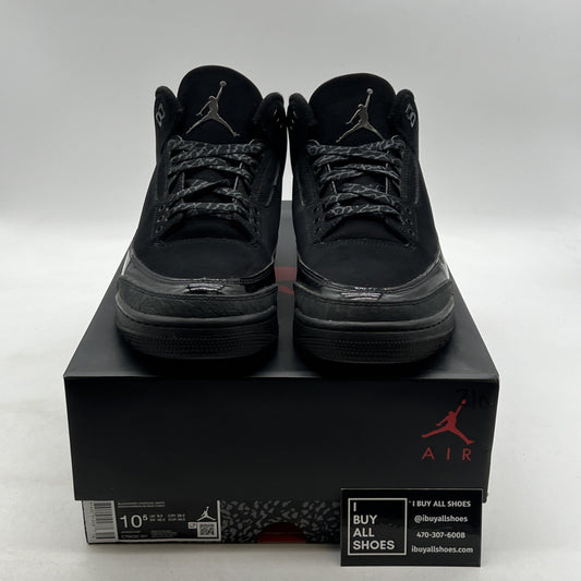 Size 10.5 - Air Jordan 3 Retro 2025 Black Cat (CT8532-001)