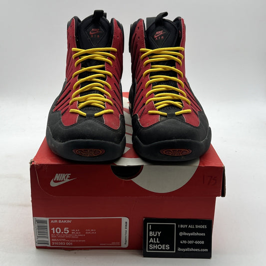 Size 10.5 - Nike Air Bakin 2013 Black Red (316383-001)