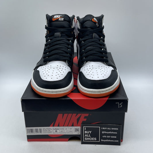 Size 8 - Air Jordan 1 Retro High Electro Orange (555088-180)