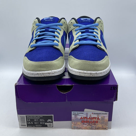 Size 14 - Nike Dunk SB Low ACG Celadon Blue Green Black Grey Suede (BQ6817-301)