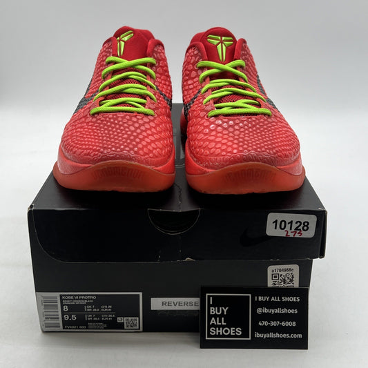 Size 8 - Nike Kobe 6 Protro Low Reverse Grinch (FV4921-600)