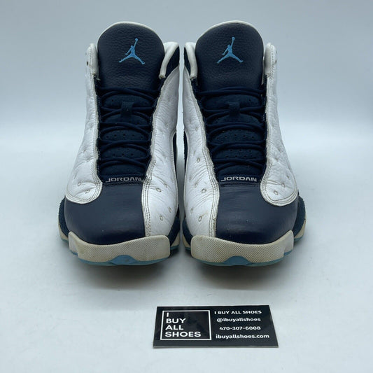 Size 11.5 - Jordan 13 Retro Obsidian Blue White Suede Leather (414571-144)