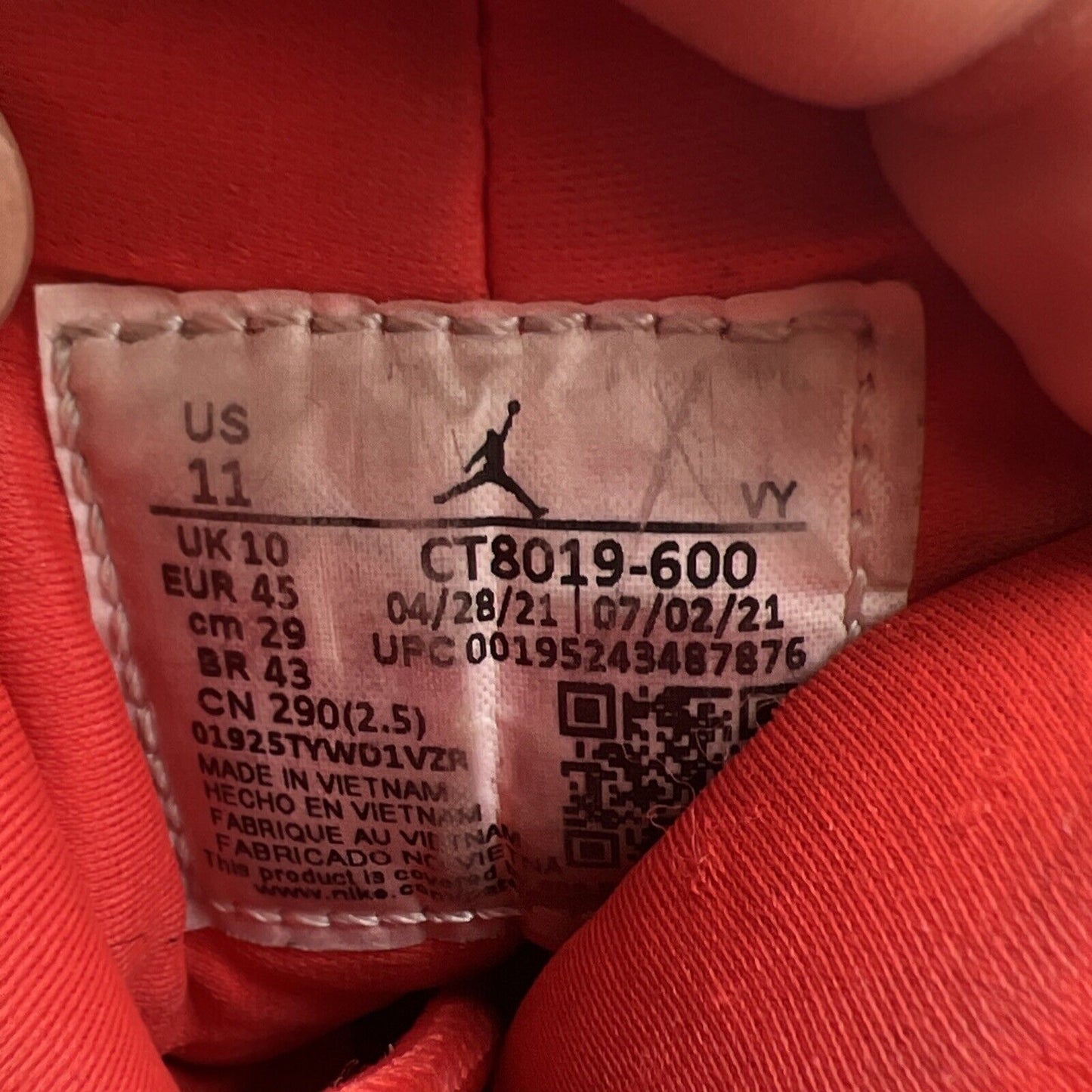 Size 11 - Air Jordan 9 Chile Red (CT8019-600)