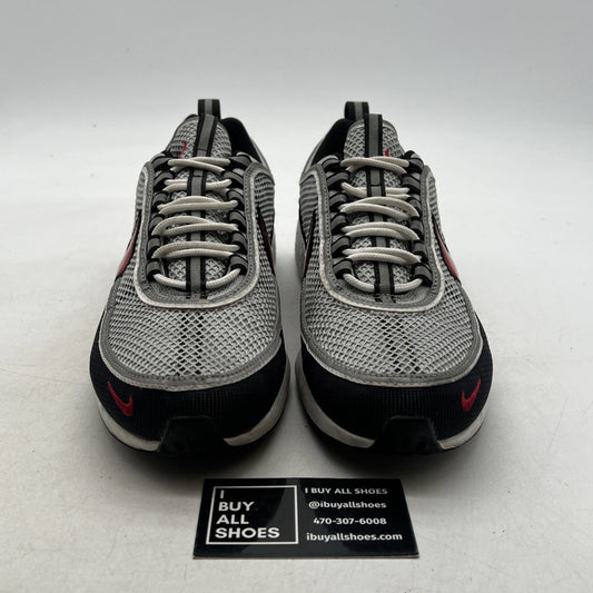 Size 9.5 - Nike Air Zoom Spiridon '16 2016 Silver Red (849776-001)