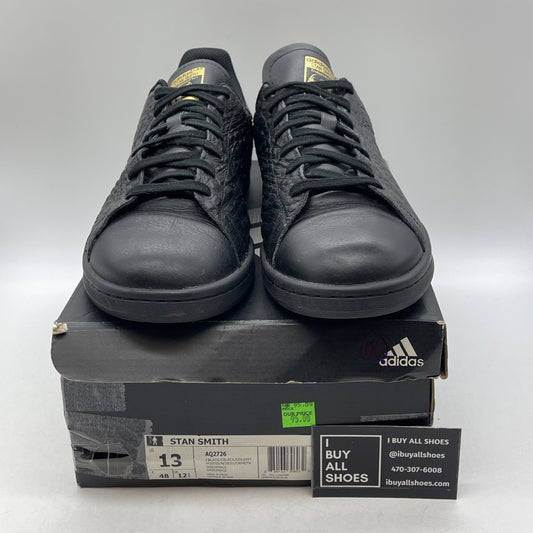 Size 13 - Adidas Stan Smith Croc Leather (AQ2726)