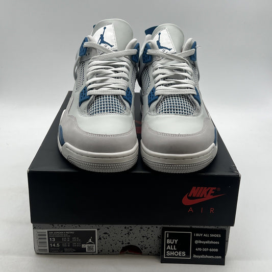 Size 13 - Air Jordan 4 Retro 2024 Military Blue (FV5029-141)