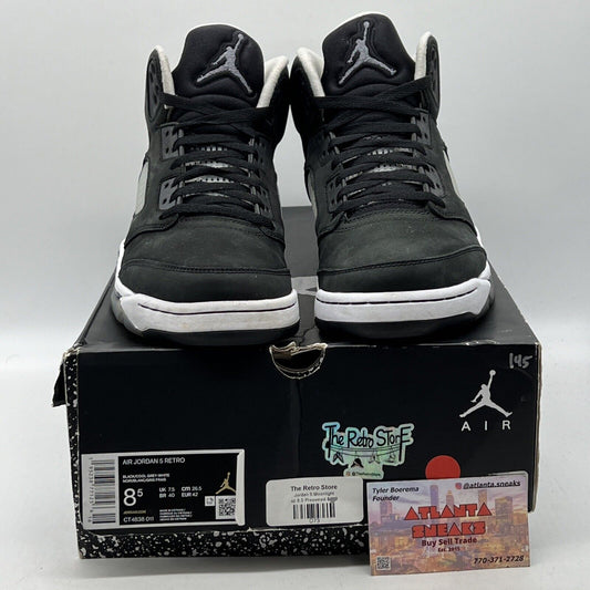 Size 8.5 - Jordan 5 Retro Mid Oreo Black White Suede (CT4838-011)