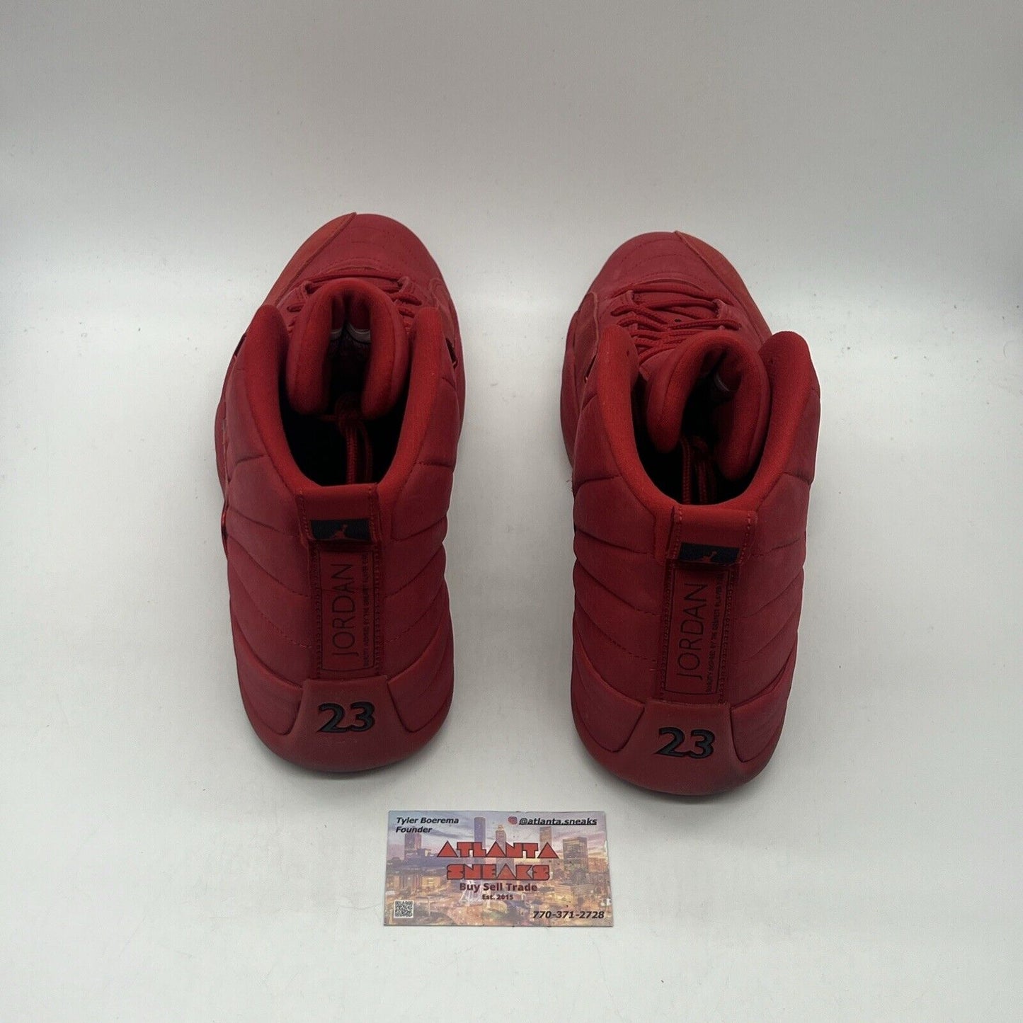 Size 13 - Air Jordan 12 Retro Gym Red Black Suede Used