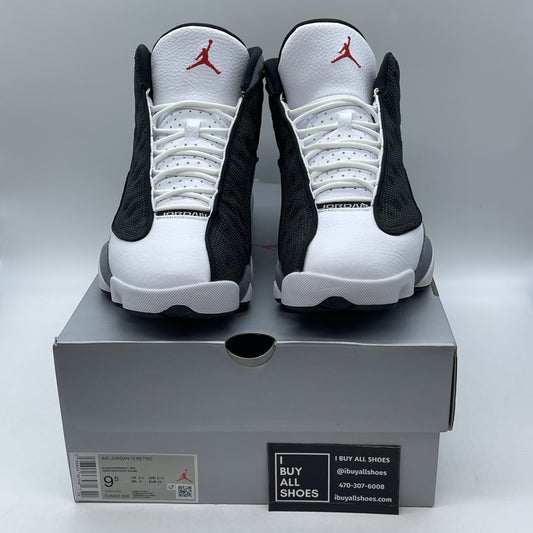 Size 9.5 - Air Jordan 13 Retro Black Flint White Suede Leather (DJ5982-060)