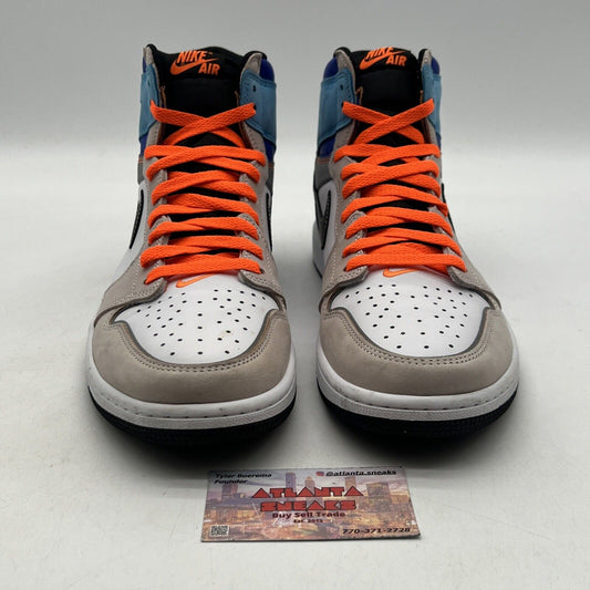Size 12 - Air Jordan 1 Retro OG High Prototype Orange Black Suede (DC6515-100)