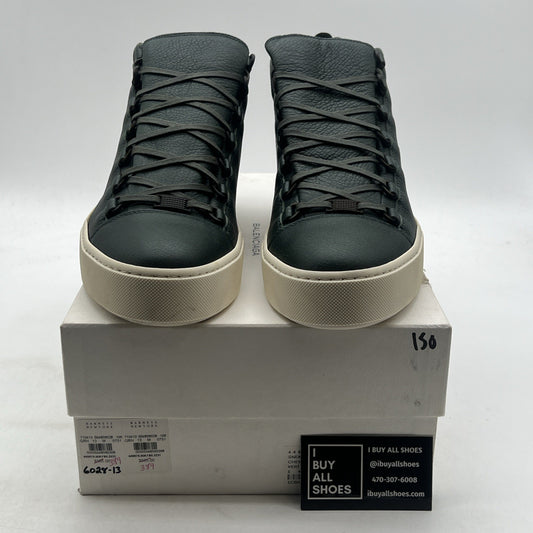 Size 46 - Balenciaga Sneakers Green Leather
