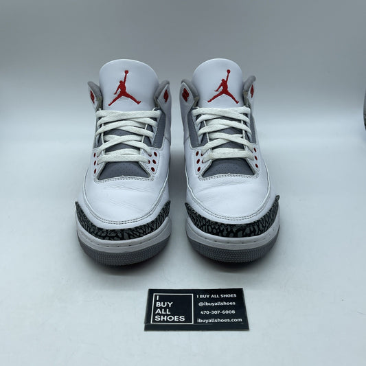 Size 9.5 - Air Jordan 3 Retro Mid Fire Red Suede Leather (DN3707-160)