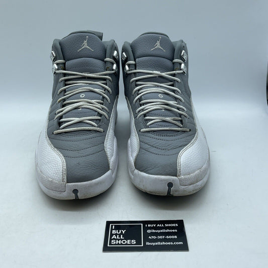 Size 12 - Jordan 12 Stealth 2022 Grey White Leather (CT8013-015)